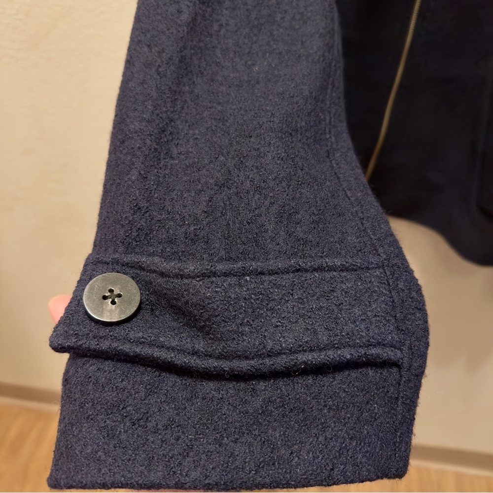 Soaked in Luxury Women's Dark Blue Utility Jacket - Picture 6 of 9